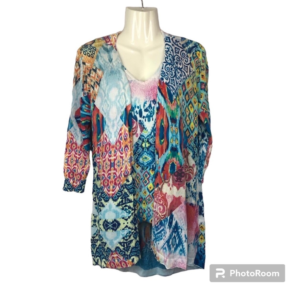 Two piece Chico’s Matching Summer Sweater Set size 00